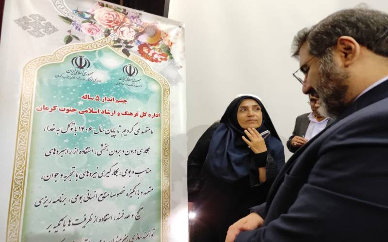 سند برنامه های راهبردی اداره کل فرهنگ و ارشاد اسلامی جنوب کرمان رونمایی شد